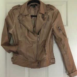 Forever 21 brown pleather jacket
